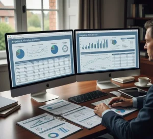 Enterprise financial analysis of CRM total cost of ownership, budgeting, and long-term return on investment